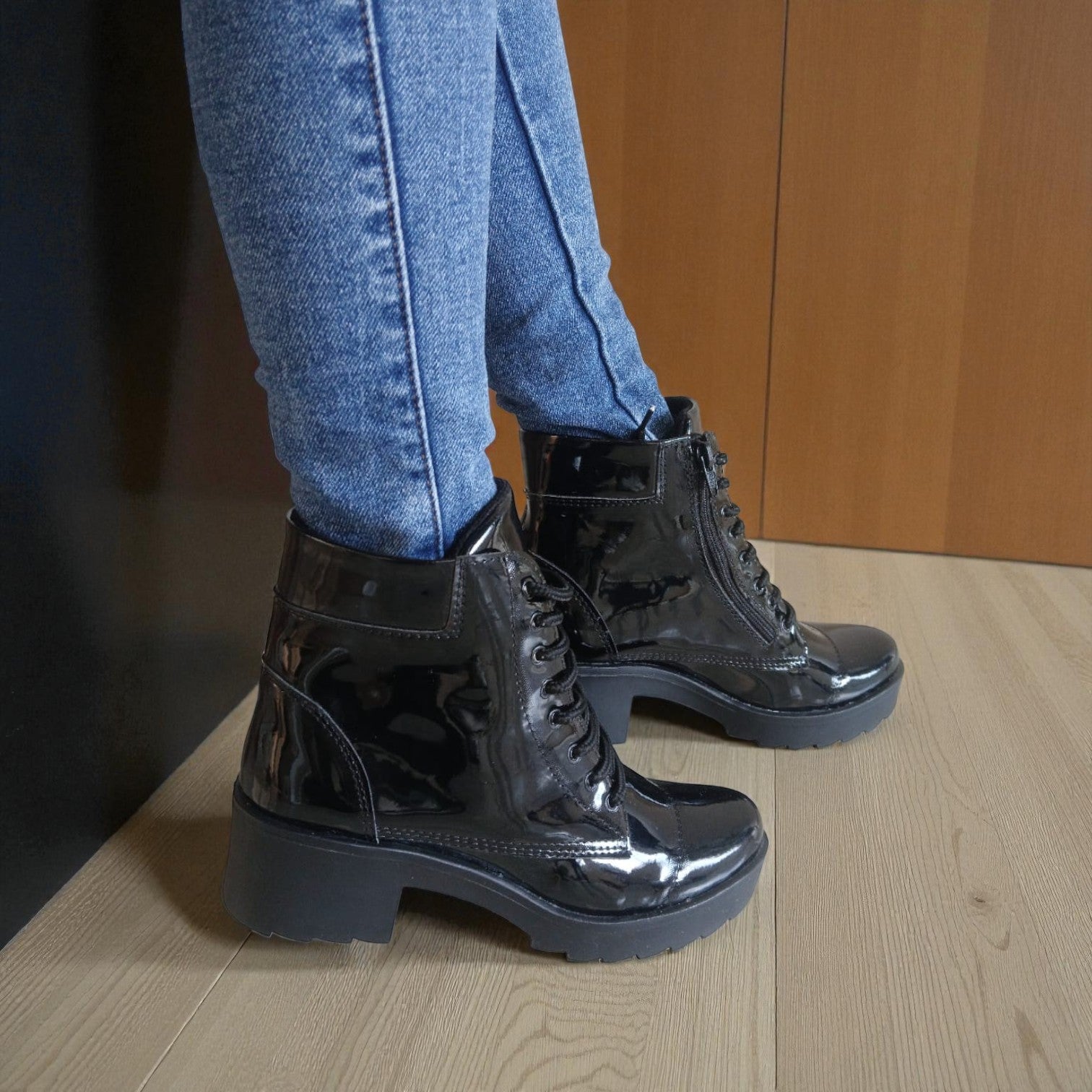 Botin 3.5 Mate y charol